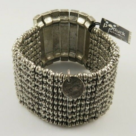 Philippe Audibert Bracelet w/ Rhinestone Panels - Picture 6 of 8